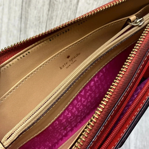Kate Spade Red Wallet Wristlet - Picture 12 of 13